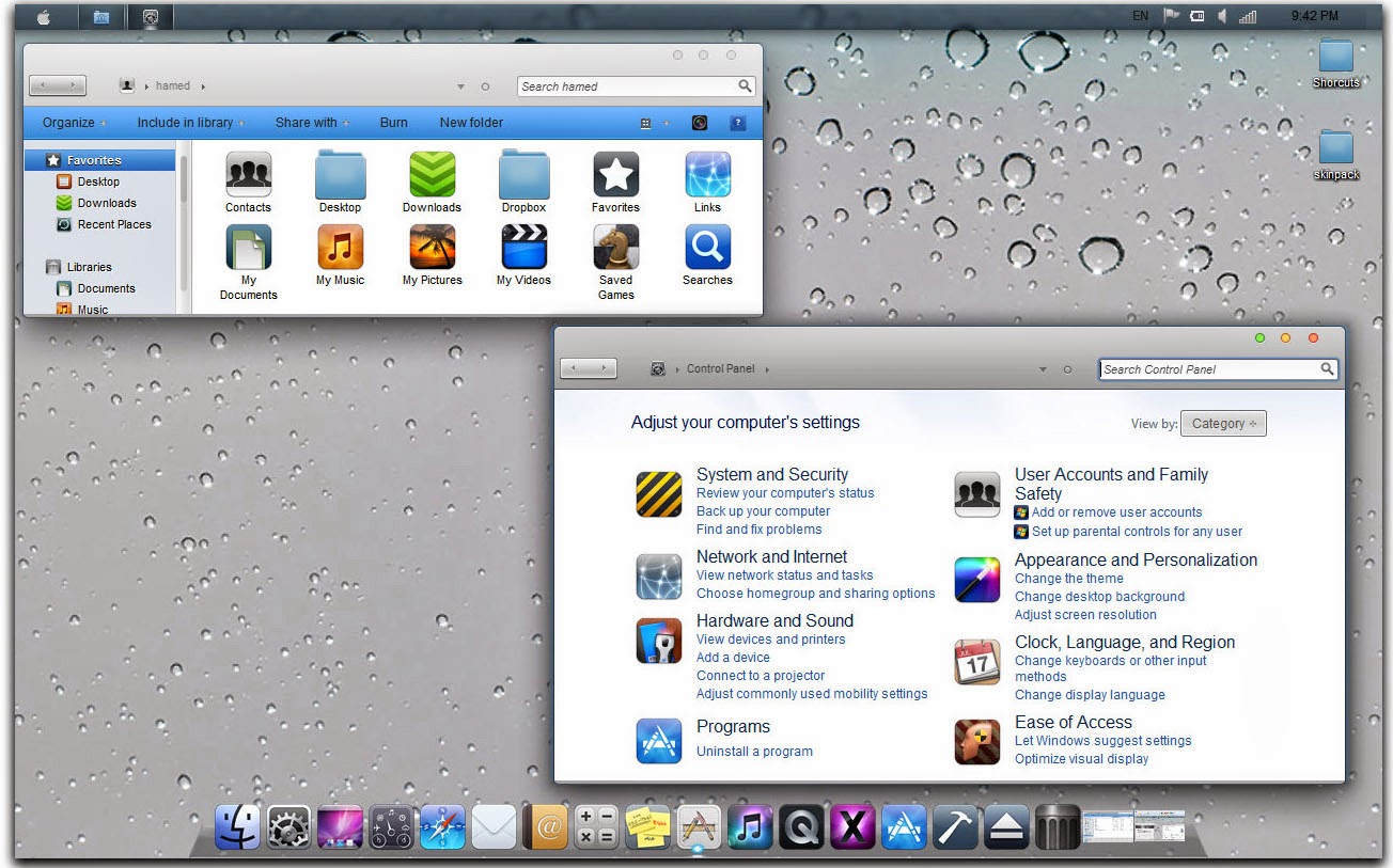 apple theme for windows 7 64 bit